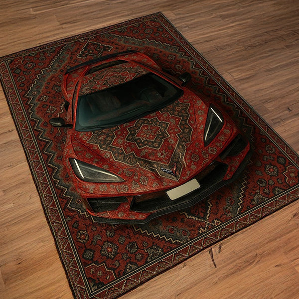 Corvette C8 Car Rug