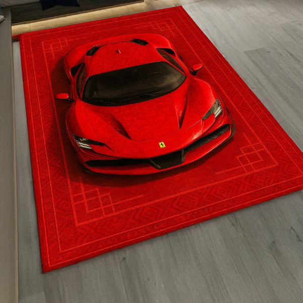 Ferrari SF90 Car Rug