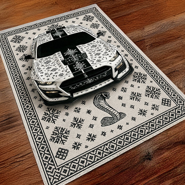 Ford Mustang GT500 Car Rug