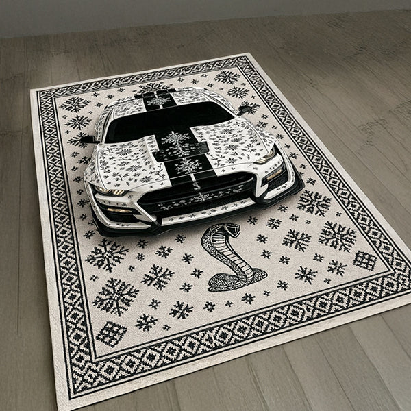 Ford Mustang GT500 Car Rug