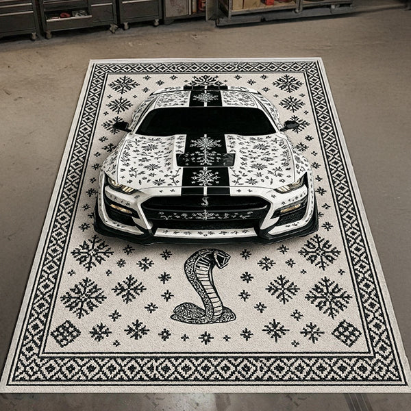 Ford Mustang GT500 Car Rug